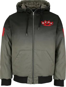 Winterjacke - EMP Signature Collection - S bis XXL - für Männer - Größe XL - grau/schwarz - EMP exklusives Merchandise! - Männer - male - Five Finger Death Punch - FashionsVida