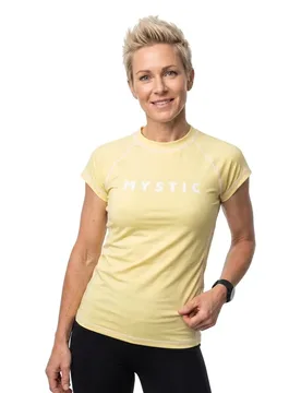 Rash Guard Manches Courtes Star Pastel Yellow XL - Mystic - FashionsVida