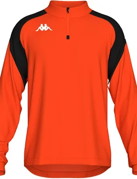 Lovato sudadera entrenamiento fútbol Naranja (S) - Kappa - FashionsVida