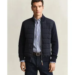 Chaqueta de hombre acolchada con cremallera