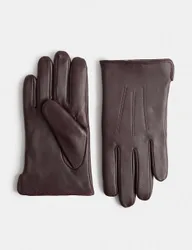 Leather Gloves with Thermowarmth™ Dark Burgundy male