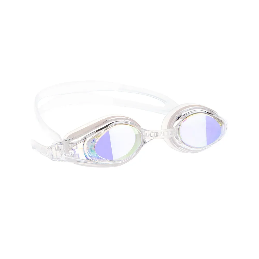 Competition Mirror Automatic Mirror Swimming Goggles White One Size Men,Women - Mad Wave - FashionsVida