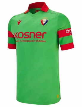 T-shirt à Manches Courtes Loin Ca Osasuna 25/26 Green / Red S - Macron - FashionsVida