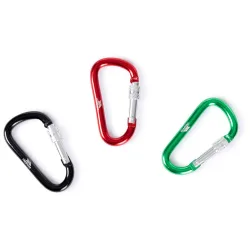 Dorf Carabiner (Pack of 3) in Black - Black - Size: One Size