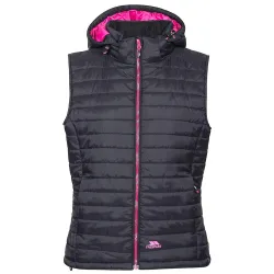 Women's Aretha Casual Gilet in Black Size: 2XS - Black - Size: 2XS