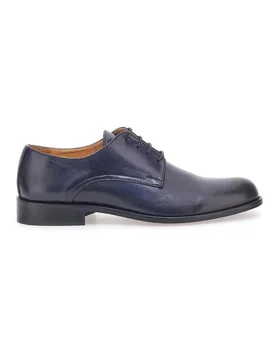 Scarpe Stringate Vera Pelle Blu 623 45 - PITTARELLO PLUS - FashionsVida