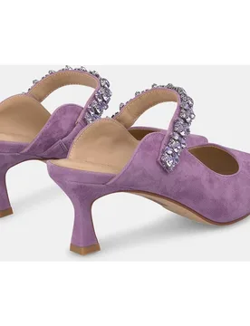 Zapatos de salón de mujer de piel destalonados - Alma en Pena - FashionsVida
