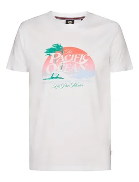 Maglietta A Maniche Corte M-2060-tsr63 Bright White 3XL - Petrol industries - FashionsVida