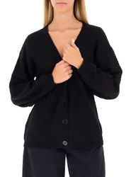 KOCCA Cardigan scollo a V NERO XS