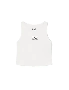 Ea7 Maglietta Senza Maniche 7g000110_af152 White 16 Anni - Emporio armani - FashionsVida