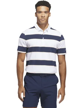 Polo Ultimate360 Jumbo Stripe, weiss/navy s - Adidas - FashionsVida