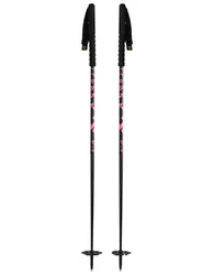 Bâtons de ski - Oxus Black/Pink en Aluminium - Taille 110 cm - Noir