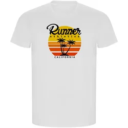 Maglietta A Maniche Corte Runner Athletics Eco White 2XL