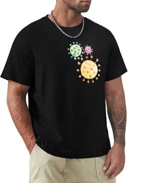Watercolor Viruses T-Shirt Running Gym Short Sleeve Sports Tee - Aliexpress - FashionsVida
