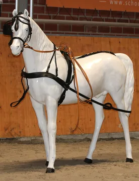 Manski Zweispänner Geschirr FREETIME black/black PONY - Reitsport Manski - FashionsVida