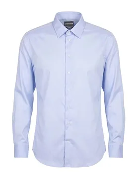 Camisa Hombre Azul celeste 38,39,40,41,42 Hombre - Emporio armani - FashionsVida