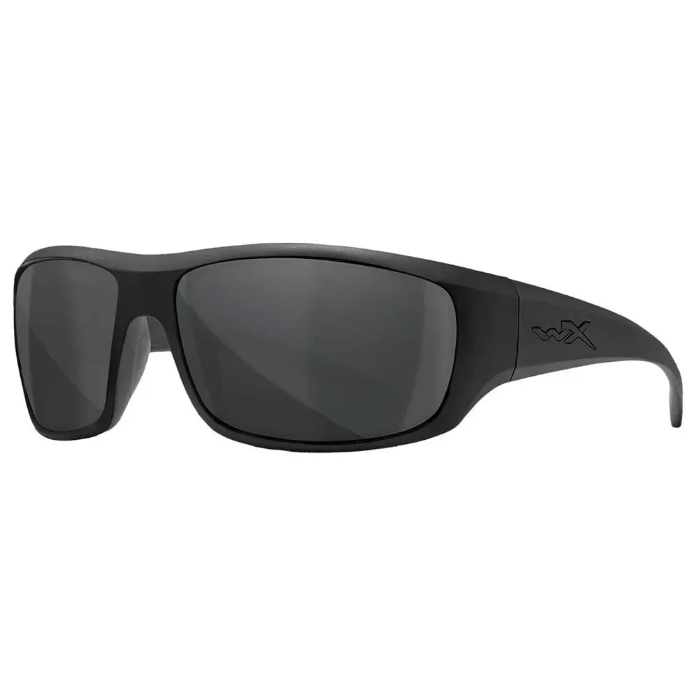 Omega Polarized Sunglasses Grey / Black Ops-Matte Black One Size Men,Women - Wiley X - FashionsVida