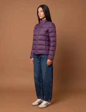 Womens Plum Lightweight Bag Puffer - Purple - Size 12 Uk - Urban Bliss - FashionsVida
