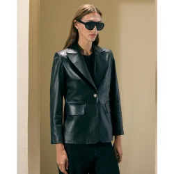 Blazer de napa de mujer