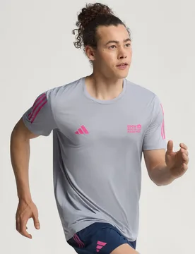 T-shirt BMW Berlino-Marathon 2025 Finisher XL Halo Silver - Adidas - FashionsVida