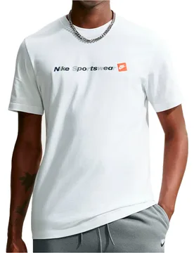 M nsw tee std sportswear camiseta manga corta hombre Blanco (XS) - Nike - FashionsVida