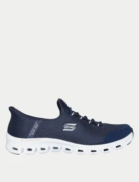 Glide-Step Pursuit Slip-In Trainers Navy female - Skechers - FashionsVida