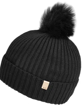 Bonnet maille recyclée Noir noir Tailleunique - Isotoner - FashionsVida