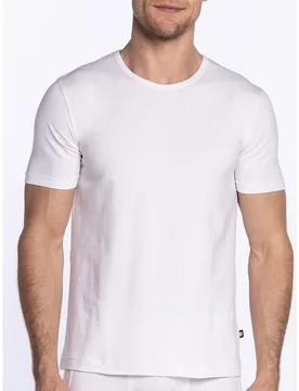 Punto - Camiseta de hombre de manga corta - Punto Blanco - FashionsVida