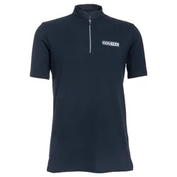 Polo A Maniche Corte Zipper Anthracite