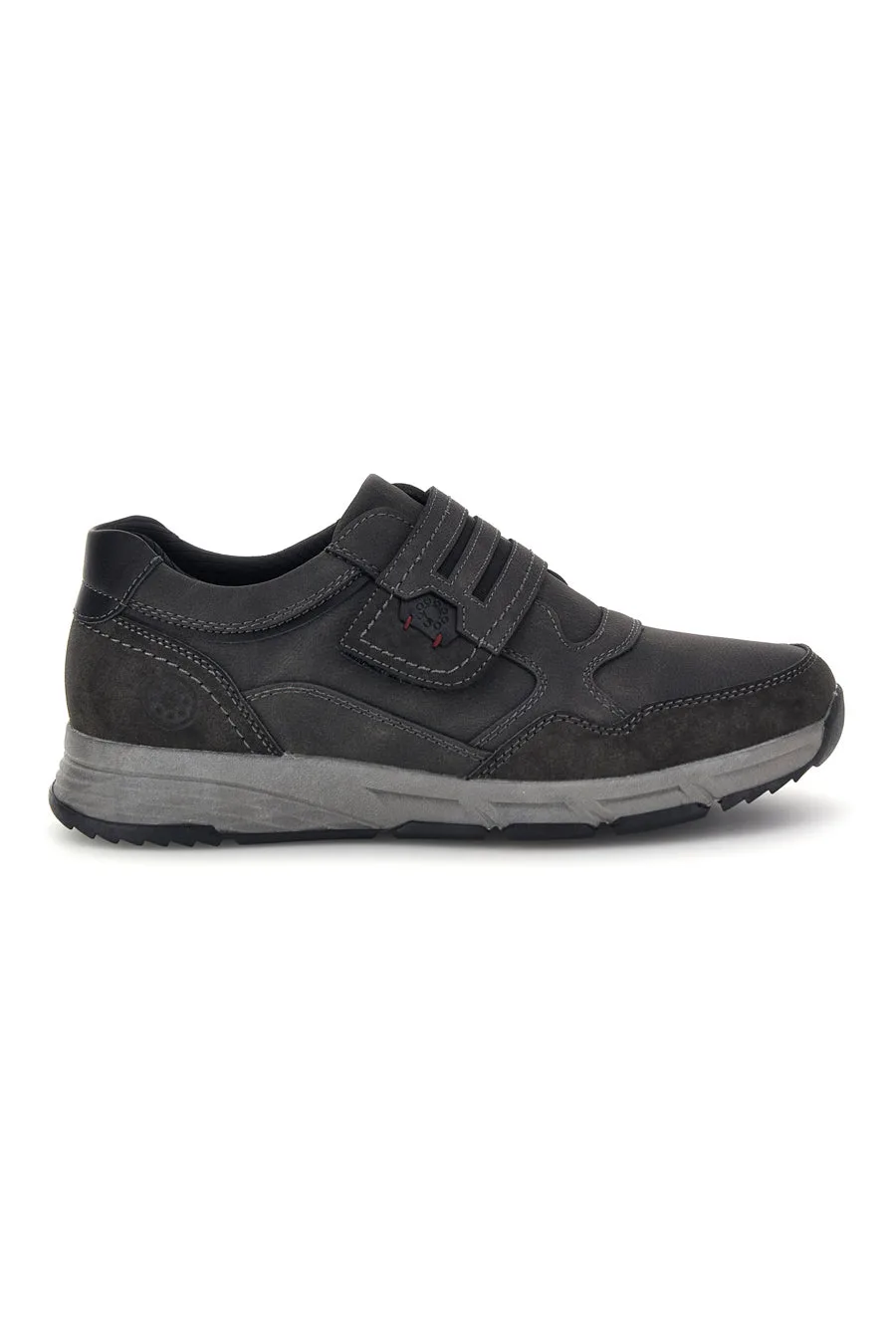 Sneakers grigie con strappo e suola bicolore 6888247232F 40 - Relife - FashionsVida
