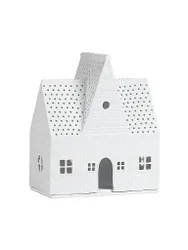 Lichthaus Lebkuchenhaus groß blanc