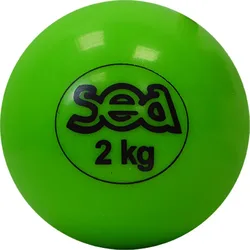 Soft Throwing Ball 2kg Green One Size unisex
