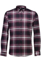 Brushed checked shirt L/S male