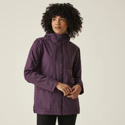 Womens Broadia Waterproof Hooded Warm Winter Jacket Coat - Platinum - Size 10 Regular
