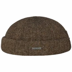 Lavoy Herringbone Docker Hat by - brown - Size: L (58-59 cm)