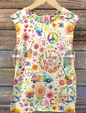 Art Painting Hippie 3D Printed Casual Unisex Tank Top Summer Tops T shirts - Aliexpress - FashionsVida