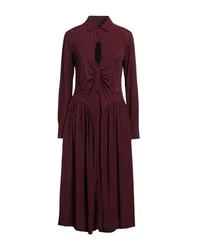 Vestido midi Mujer Burdeos 34,36 Mujer