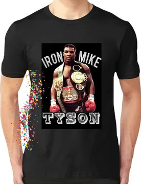 Iron Mike Tyson T-Shirt Boxing Anniversary O-Neck Cotton Short Sleeve Men's T Shirt New Size S-3XL - Aliexpress - FashionsVida