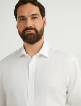 Camisa de vestir de hombre regular tallas grandes - Mirto - FashionsVida
