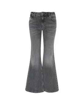 HUGO Jeans Flared Fit GELISSA_3 grau 27/L32 Damen - Hugo Boss - FashionsVida