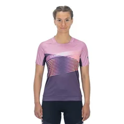 Maglia Da Enduro A Maniche Corte Teamline Violet / Rose