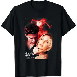 Buffy & Angel Vintage The Vampire Slayer Gift t shirt 100% cotton Crew Neck Short Sleeve Graphic clothes All size tops S-6XL