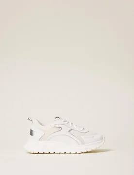 Twinset Baskets de running en cuir - TWINSET - FashionsVida