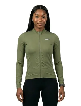 Maglia A Maniche Lunghe Thermal Rise Dry Green - Suarez - FashionsVida