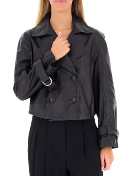 Giacca in pelle NERO S - Armani exchange - FashionsVida