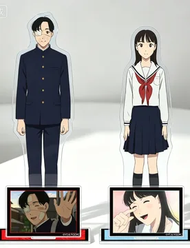 Anime Yano-Kun's Ordinary Days Tsuyoshi Yano Kiyoko Yoshida Acrylic Stand Model Plate Keychains Desktop Ornament - Aliexpress - FashionsVida
