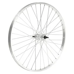 Ruota Anteriore R Viaggio 28´´ X 1.5/8 Aluminium Hub On Spheres Nut 5/16 Silver
