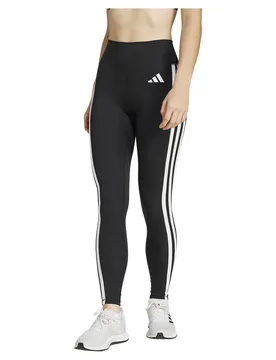 Leggings 7/8 Optime Essentials 3 Stripes Black / White L - Adidas - FashionsVida