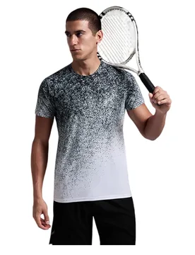 New Men Summer Outdoor Hiking Quick Dry T Shirt Round Neck Half Sleeve Ice Silk Elastic Tops Breathable Fitness Training - Aliexpress - FashionsVida