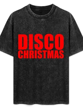 Disco Christmas T-Shirt Lightweight Basic Short Sleeve Shirt - Aliexpress - FashionsVida